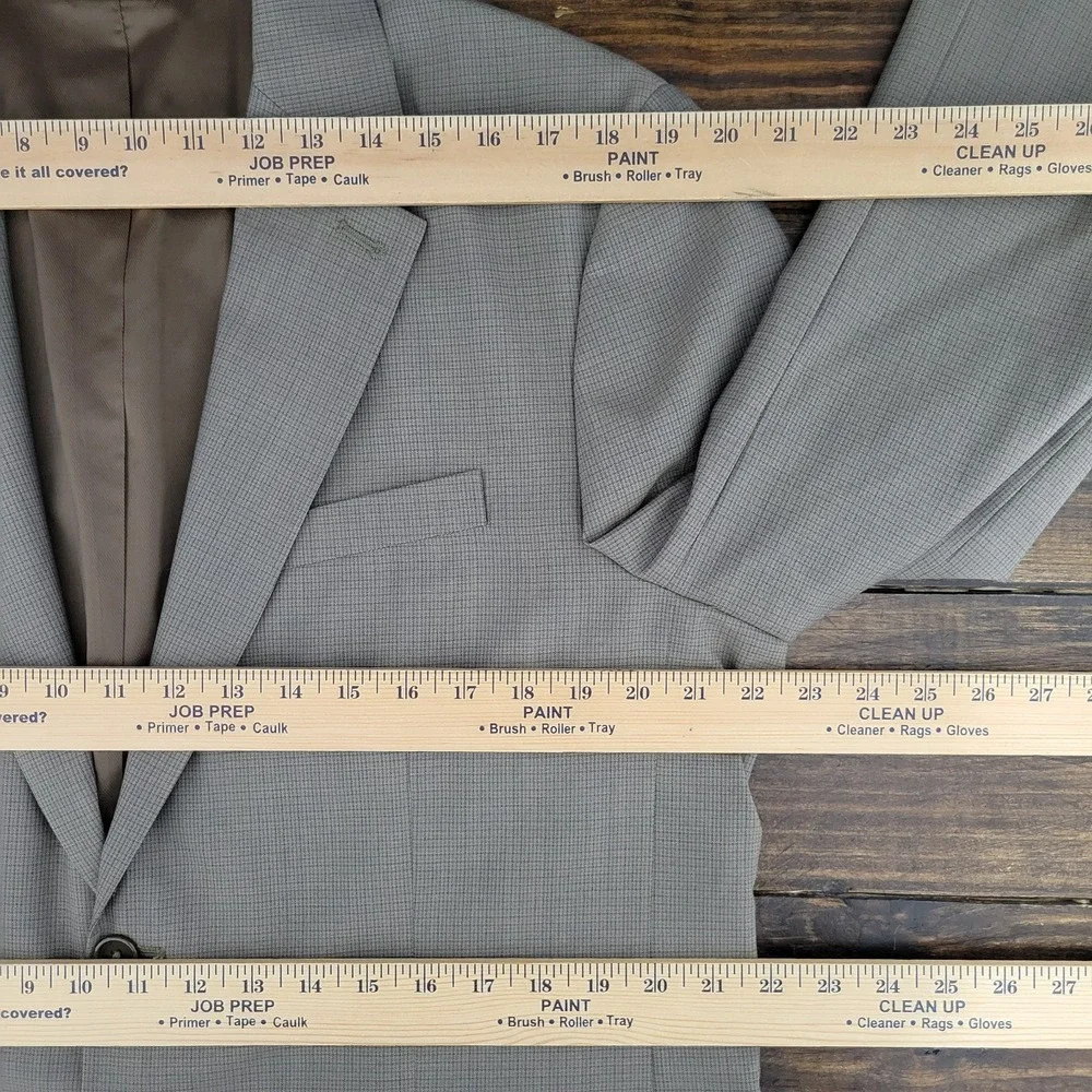 Banana‎ Republic Men's Sport Coat Jacket Two Button Olive Brown Light Weight 44L